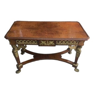 1920s Art Deco Egyptian Revival Cocktail Coffee Table For Sale