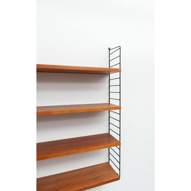 String Wall Shelf by Kajsa & Nisse Strinning, 1950s For Sale - Image 9 of 12