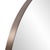 Kenneth Ludwig Chicago Van Buren Brushed Brass Round Mirror For Sale - Image 4 of 7