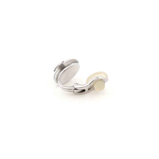 Overview: Elegant pair of estate Chanel Comete rock crystal & diamond earrings (circa 1999), crafted in 18 karat white...
