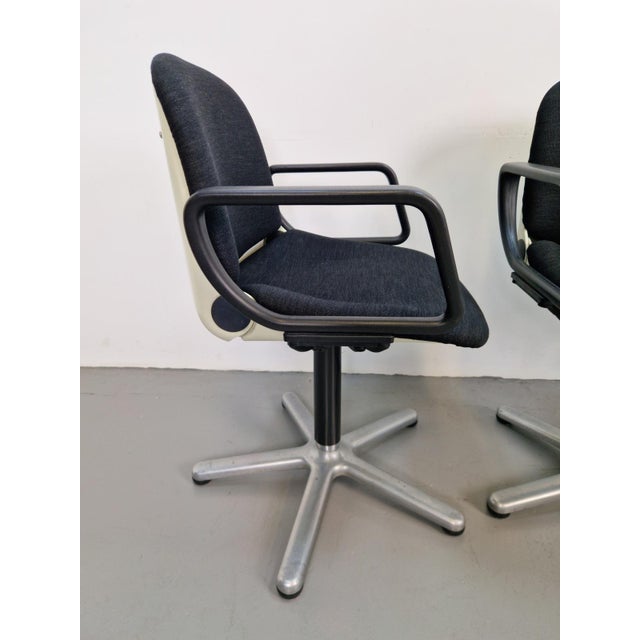 Vintage Space Age Office 232 Chairs by Wilhelm Ritz for Wilkhahn, 1970s, Set of 4 For Sale - Image 12 of 16