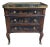Maitland-Smith Chinoiserie Painted Three Drawer Commode Chest With Brass Gallery For Sale