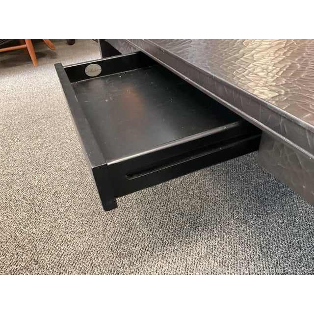1970s Thomas Pheasant for Baker Scroll Coffee Table For Sale - Image 9 of 11