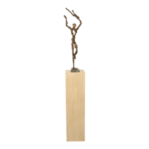 Portland Oregon Northwest Artist Large Abstract Figurative Bronze Sculpture by Frederic F. Littman, 1960