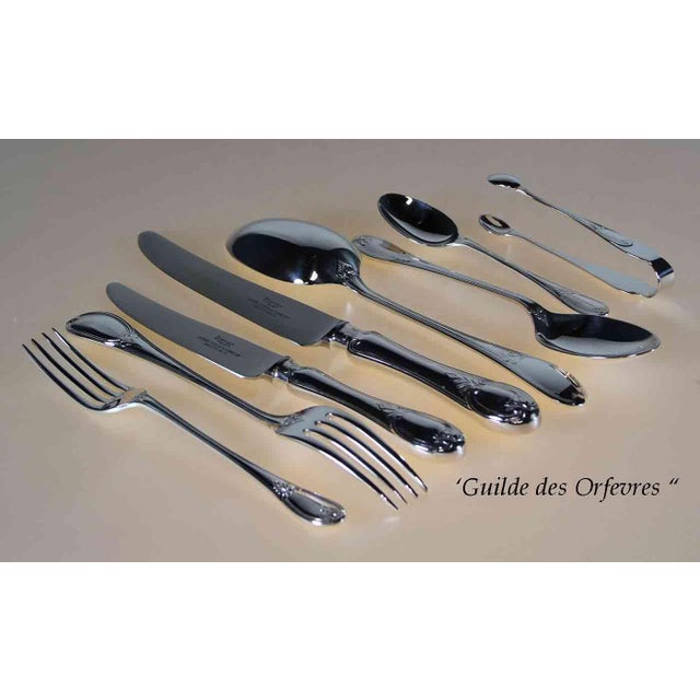 New Silver Flatware Set for 12- 119 Pieces Wellington Pattern- Complete Set For Sale - Image 10 of 15