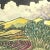 1980s Vintage Ann Hogle Original Watercolor Landscape Painting For Sale - Image 5 of 7