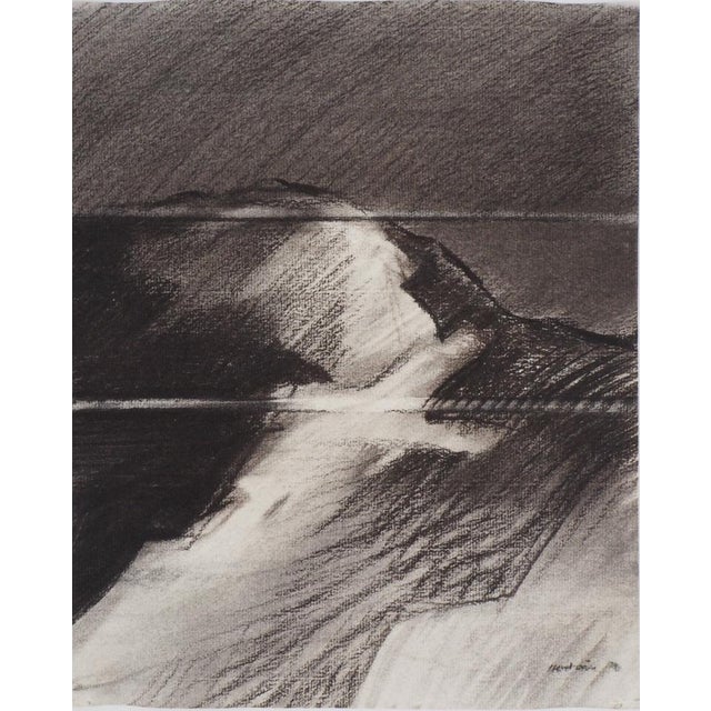 Claude HASTAIRE (Claude Hilaire, dit) Valley Original pastel Signed lower center on laminated vellum on thin cardboard 29...