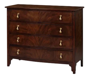 Georgian Bowfront Mahogany Chest