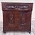 Antique Victorian Eastlake Style Walnut Cupboard Washstand Nightstand For Sale - Image 10 of 11