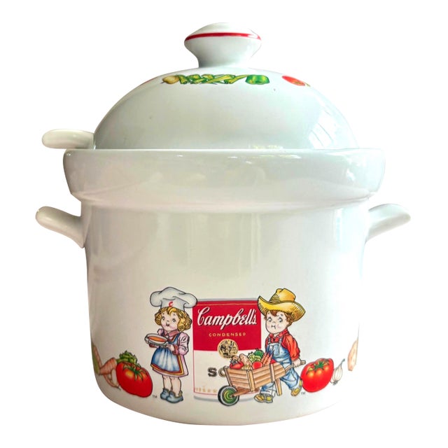 Vintage Campbell's Soup Tureen With Lid & Ladle - By Westwood Ceramic, For Sale