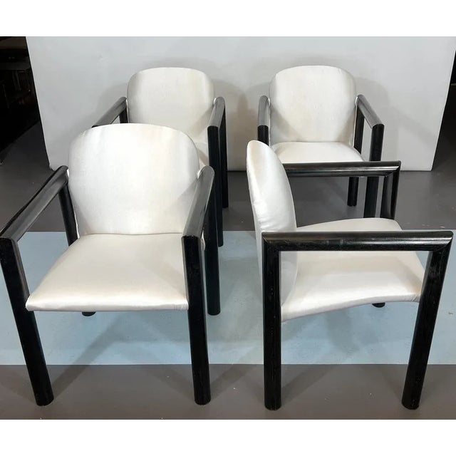 Mid-Century Italian Modern Armchairs, 1970s, Set of 4 For Sale - Image 13 of 16