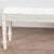 Early 19th Century Swedish Gustavian White Small Bench For Sale - Image 4 of 12