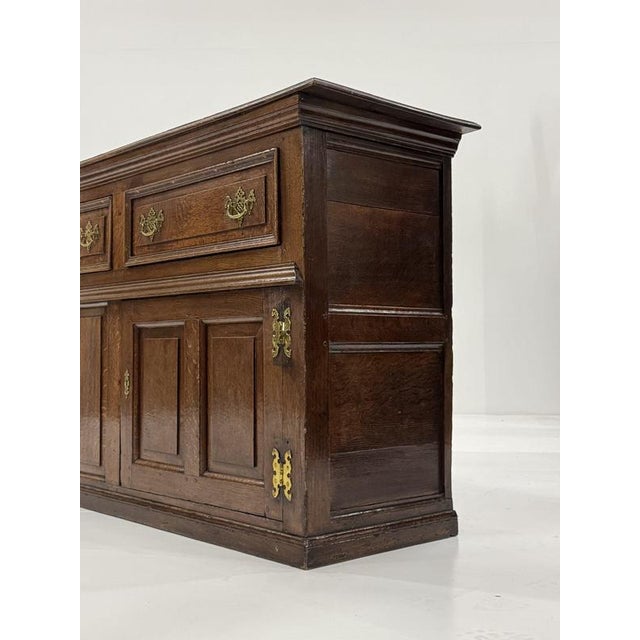 English Oak Sideboard, 1720s For Sale - Image 5 of 18