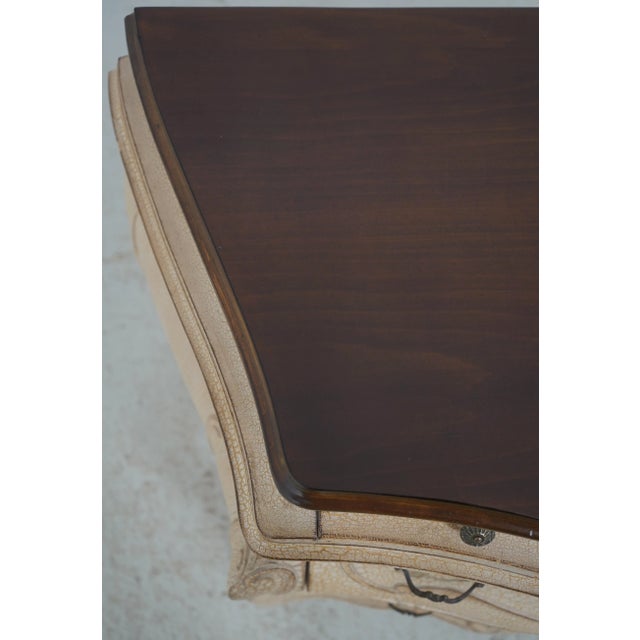 Pair Italian Crackle Finish Commode Nightstands For Sale In Philadelphia - Image 6 of 12