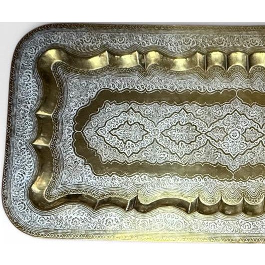 Mid-Century Moroccan Brass Spider Coffee Table For Sale - Image 9 of 16