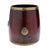 Wood Chinese Barrel Form Brass Bound Stave Constructed Grain Measure, C. 1915 For Sale - Image 7 of 12