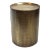 Brass Hammered Round Side Table For Sale