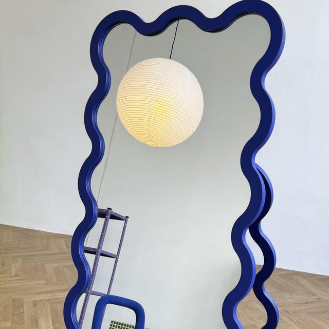 Red Hvyli 16 Free Standing Full-Length Dressing Mirror by Oitoproducts For Sale - Image 9 of 17