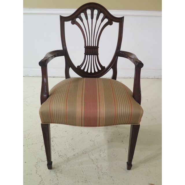 Stickley Shield Back Mahogany Dining Room Chairs Set of 8 Chairish