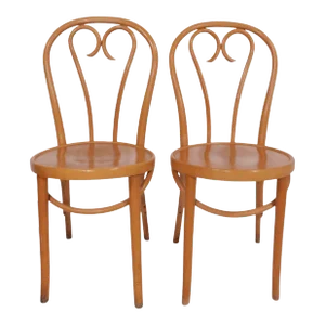 Pr. Cafe Bistro Style Dining Chairs Made in Romania After Thonet