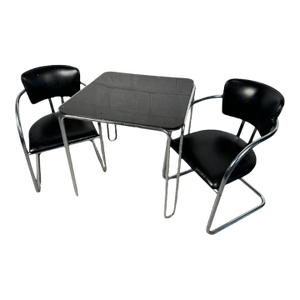Mid-20th Century Sleek Bauhaus "B10" Table Set by Marcel Breuer - 3 Pieces