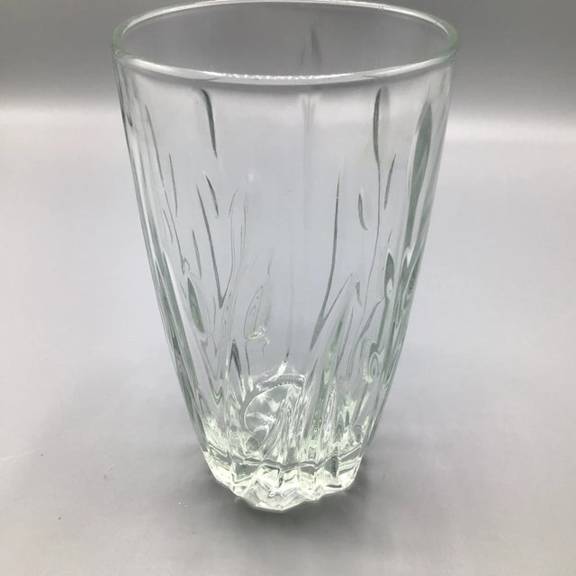 Glass Cristal D’Argues Durand “Cassandra” Crystal Set With 4 Highball and 6 Lowball-Set of 10 For Sale - Image 7 of 13