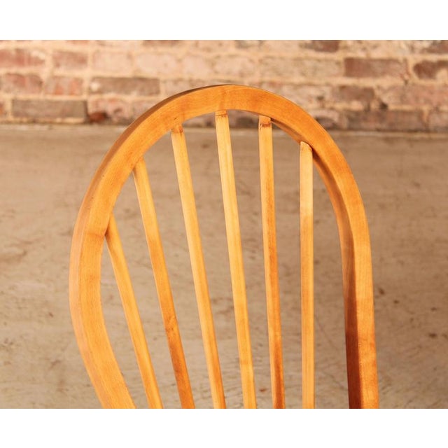 1950s Mid-Century Modern Chairs in Elm and Beech from Ercol, 1950s, Set of 3 For Sale - Image 5 of 12