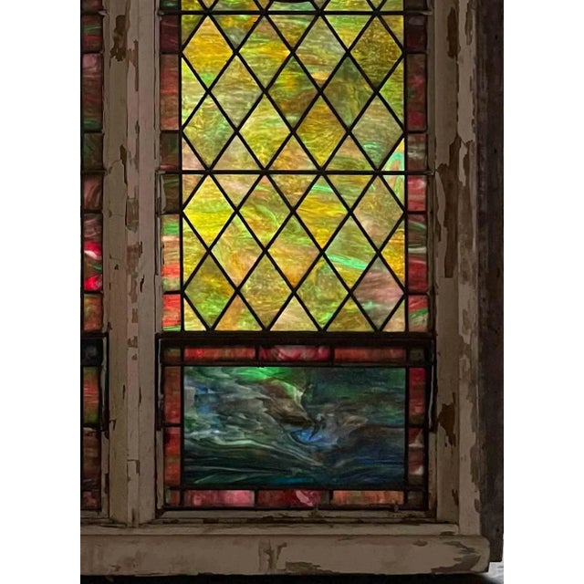 Stained Glass Window - Antique Gothic Revival Style For Sale In New York - Image 6 of 13