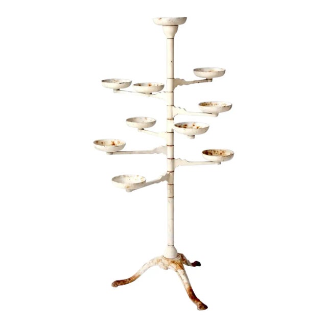 Victorian Cast Iron Plant Stand For Sale - Image 10 of 10