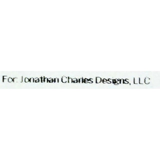 Jonathan Charles Jonathan Charles Square Wood & Iron Coffee Table For Sale - Image 4 of 4