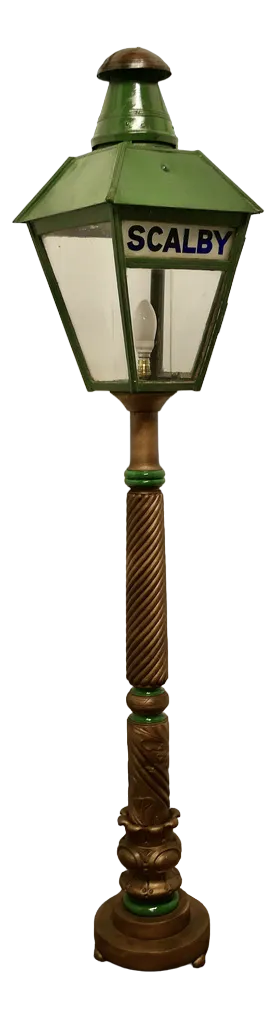 Column Lantern Floor Lamp from Scalby Station N.E.R.