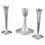 Pewter Candlesticks from Just Andersen and Selangor, 1930s, Set of 3 For Sale - Image 6 of 6