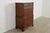 Henkel Harris Henkel Harris Georgian Solid Mahogany Eight-Drawer Highboy Dresser, 1960s For Sale - Image 4 of 12