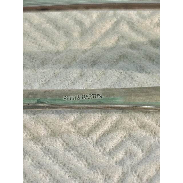 Silver 1900 Reed and Barton “Kings” Silver Plate Talon Ice Tongs For Sale - Image 8 of 9