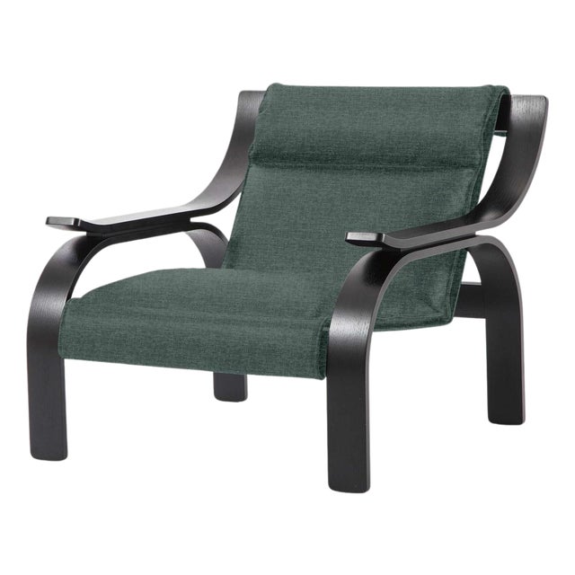 Woodline Armchair in Walnut and Leather by Marco Zanuso for Cassina For Sale