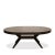 2010s Niedermaier Fulton Round Dining Table W/ Leaves For Sale - Image 5 of 9