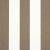 Schumacher Edwin Stripe Wide Wallpaper in Mocha For Sale