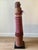 Mauve 1980s Tall Southwestern Mixed-Media Figurative Sculpture With Brass Face by Naida Seibel, 41.5” H For Sale - Image 8 of 10