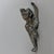 Metal Antique Bronze Frieze Hanging Sculptures of Winged Figures, Early 20th Century, Set of 2 For Sale - Image 7 of 11