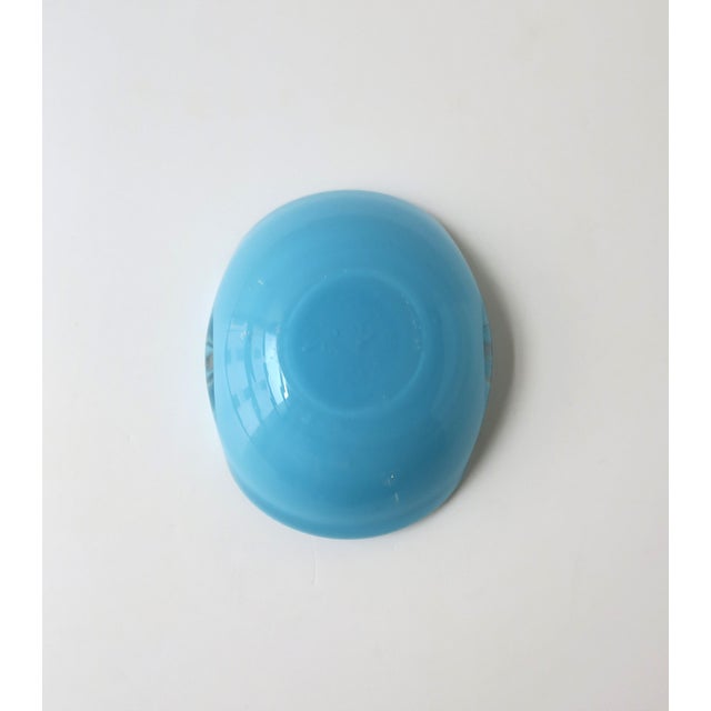 Italian Murano Blue and Gold Art Glass Bowl Alfredo Barbini, Ca Mid-20th Century For Sale - Image 10 of 11