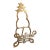 Vintage Handmade Brass Tabletop Easel With Pagoda. Mid-Century, Chinoiserie. For Sale