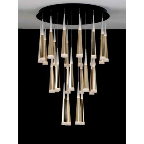 Metal White Meteoriti Di Metallo Pendant Light in Aluminum and Acrylic by Jago For Sale - Image 7 of 10