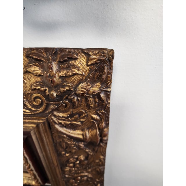 Antique American Carved Gilt Wood Frame For Sale - Image 9 of 10