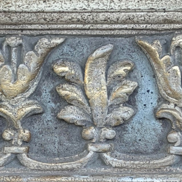 Glass Mid-Century Gustavian Style Newly Painted Overmantel Mirror, in the Style of Maitland-Smith For Sale - Image 7 of 12