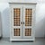 Wilhelminian-style hall closet / wardrobe with a dovetail joint, very easy to assemble; made of softwood with 2 doors, 3...