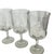 Vintage Mid Century Etched Monogram “A” Goblet - Set of 8 For Sale - Image 6 of 10