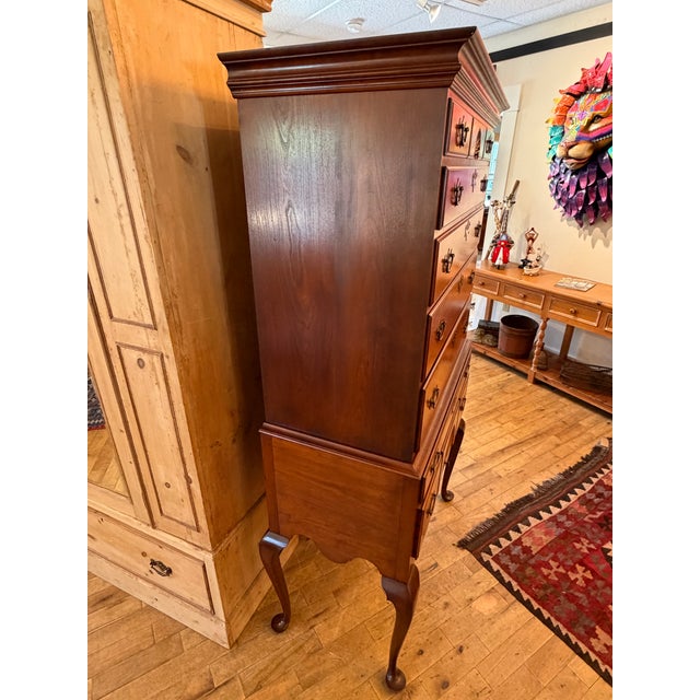 This beautiful high boy came from a local estate in New London, NH. The previous owners kept it in great shape and took...