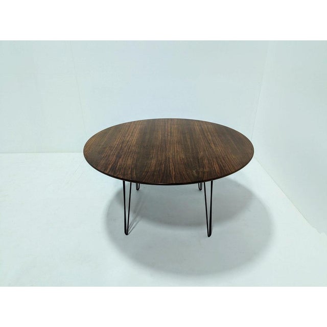 Wooden Hairpin Dining Table For Sale - Image 6 of 16