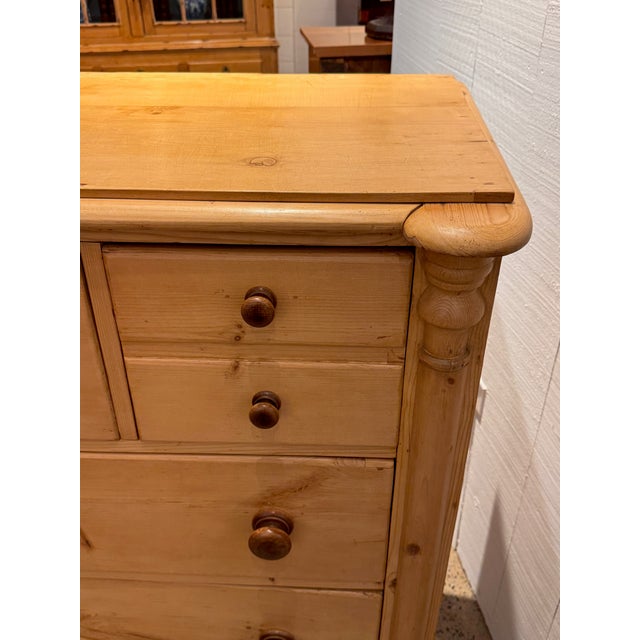 19th Century English Pine Chest of Drawers For Sale - Image 12 of 12