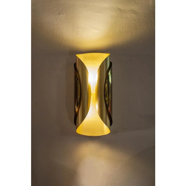Brass Wall Light, Italy, 1970s For Sale - Image 3 of 6